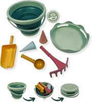 Compactoys 7 in 1 sand toys- Groen