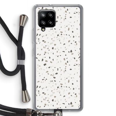 Terrazzo N°14: Samsung Galaxy A42 5G Transparant Hoesje met koord
