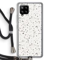 Terrazzo N°14: Samsung Galaxy A42 5G Transparant Hoesje met koord