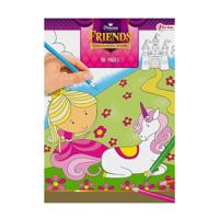 Toi-Toys Toi toys princess friends kleurboek 96p.