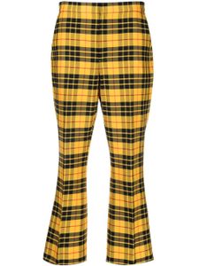 Polo Ralph Lauren pantalon court évasé à carreaux - Jaune