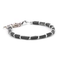 Qoss Kralen Armband Iris Antraciet