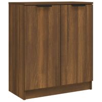 vidaXL Dressoir 60x30x70 cm bewerkt hout bruineikenkleurig