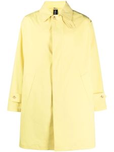 Mackintosh trench à boutonnière - Jaune