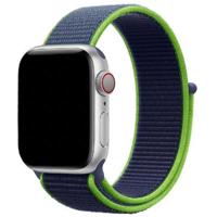 Apple Watch Nylon Geweven Sport Band - Neon Limoen - 44, 45, 46 & 49mm
