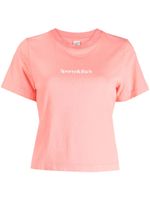 Sporty & Rich t-shirt en coton à logo imprimé - Rose