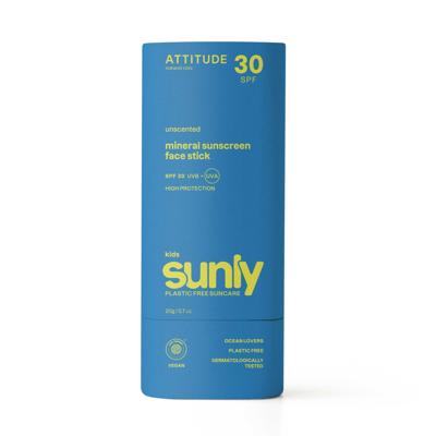 Attitude Sunly gezichtszonnebrandstick kids SPF30 20 Gram Attitude Sunly gezichtszonnebrandstick kids SPF30 20 Gram