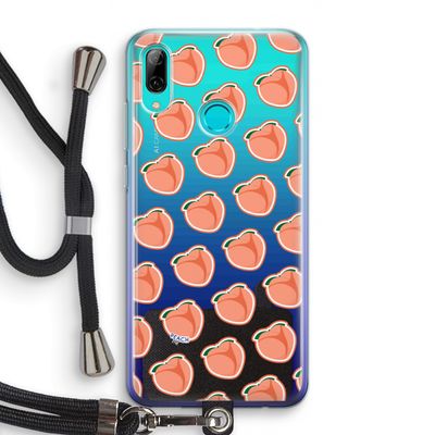 Just peachy: Huawei P Smart (2019) Transparant Hoesje met koord