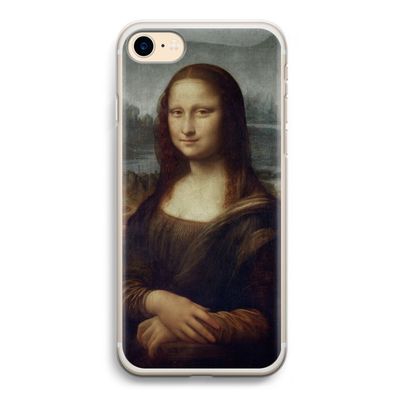 Mona Lisa: iPhone 7 Transparant Hoesje