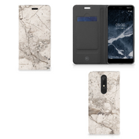 Nokia 5.1 (2018) Standcase Marmer Beige - thumbnail