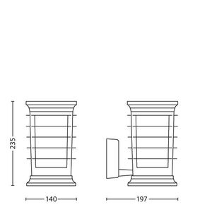 Philips Muurlamp My Garden Patio 1528054PN