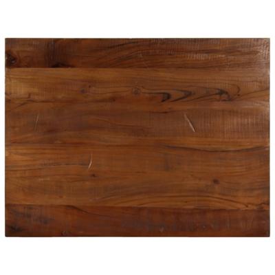 Tafelblad rechthoekig 70x50x2,5 cm massief gerecycled hout