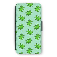 Groene blaadjes: iPhone 11 Flip Hoesje