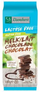 Damhert Lactose Free Chocoladetablet melk glutenvrij