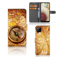 Samsung Galaxy A12 Flip Cover Kompas - thumbnail