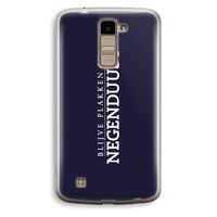 Blijve plakken in Negenduust: LG K10 (2016) Transparant Hoesje