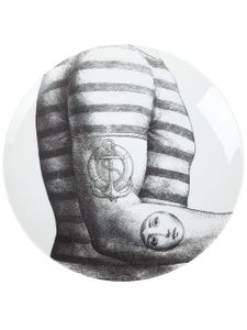 Fornasetti assiette "Tema e variazioni" - Blanc