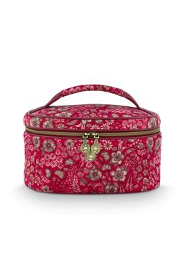 Pip Studio Beauty Case Cleo Quilted Daisy Dreams Rood