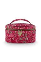 Pip Studio Beauty Case Cleo Quilted Daisy Dreams Rood