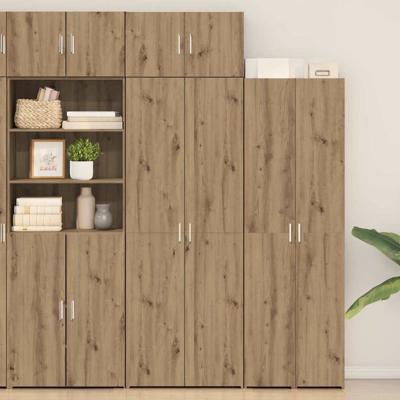 Opbergkast artisanaal eikenkleurig 70 x 42.5 x 225 cm