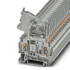 Phoenix Contact PT 4-HESI (5X20) GY/GY 1058940 Zekering-serieklem 0.2 mm² 6 mm² Grijs 50 stuk(s)