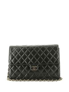 CHANEL Pre-Owned sac porté épaule à matelassage losanges - Noir