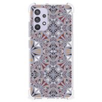 Samsung Galaxy A32 4G | A32 5G Enterprise Editie Anti-Shock Hoesje Flower Tiles