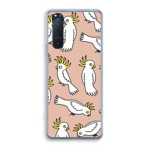 Papegaai: Sony Xperia 5 II Transparant Hoesje