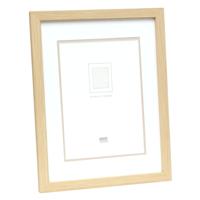 Deknudt Fotokader in naturelle houtkleur met passe-partout S43AH1P1 13x18cm