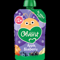 Olvarit Knijpfruit Appel Blauwe Bes 12+ Maanden 100 g bij Jumbo