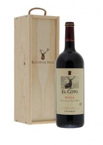 El Coto Crianza Magnum in houten kist