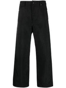 Eckhaus Latta pantalon Husk à coupe courte - Noir