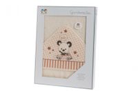 Gamberritos badcape Bear 100 x 100 cm katoen beige - thumbnail