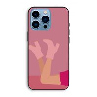 Pink boots: iPhone 13 Pro Max Biologisch afbreekbaar hoesje