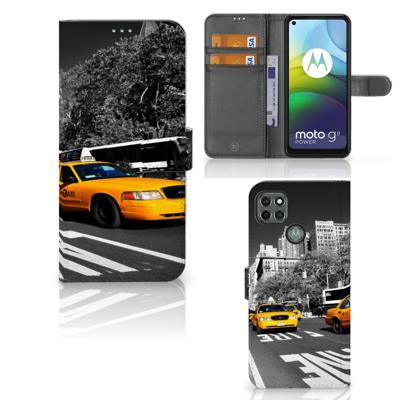 Motorola Moto G9 Power | Flip Cover | New York Taxi