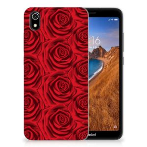 Xiaomi Redmi 7A TPU Case Red Roses