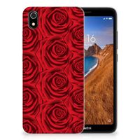 Xiaomi Redmi 7A TPU Case Red Roses - thumbnail