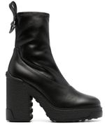 Moncler bottines Splora en cuir - Noir