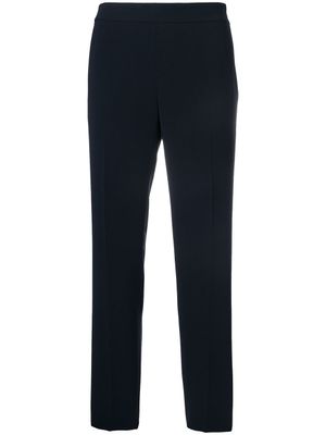 Alberto Biani pantalon de tailleur à coupe courte - Bleu