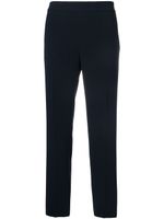 Alberto Biani pantalon de costume crop - Bleu