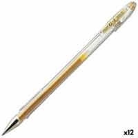 Pen Roller Pilot G-1 Gouden 0,4 mm (12 Stuks)