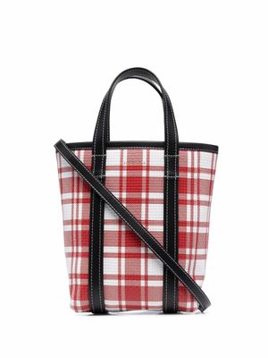 Balenciaga petit sac cabas Barbès North-South - Rouge