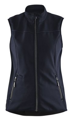 Blåkläder Dames softshell bodywarmer 38512516 | Donker marineblauw/Zwart | Maat M - 7330509647615
