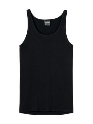 Schiesser - Original Feinripp - Hemd - zwart, Maat:L