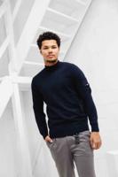 Quotrell Cannes Knitted Sweater Heren Donkerblauw - Maat S - Kleur: Donkerblauw | Soccerfanshop