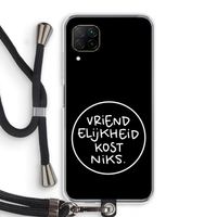 Vriendelijkheid: Huawei P40 Lite Transparant Hoesje met koord