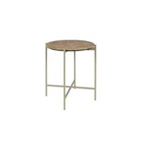 Housecraft Living Tooz bijzettafel Rond 40 cm Marmer Beige