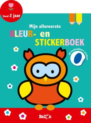 Mijn allereerste kleur- en stickerboek (Paperback)