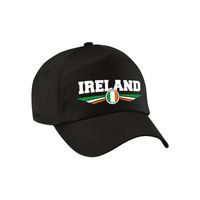 Ierland / Ireland landen pet / baseball cap zwart volwassenen - thumbnail