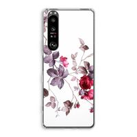 Mooie bloemen: Sony Xperia 1 III Transparant Hoesje